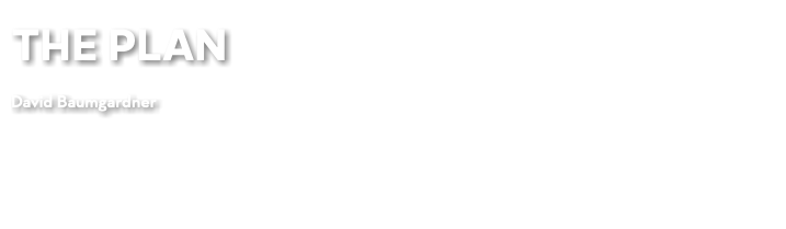 THE PLAN David Baumgardner